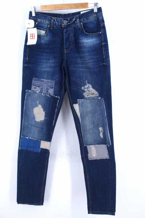 Desigual　（デシグアル） パッチワーク デニム BAGGY メンズ パンツ
