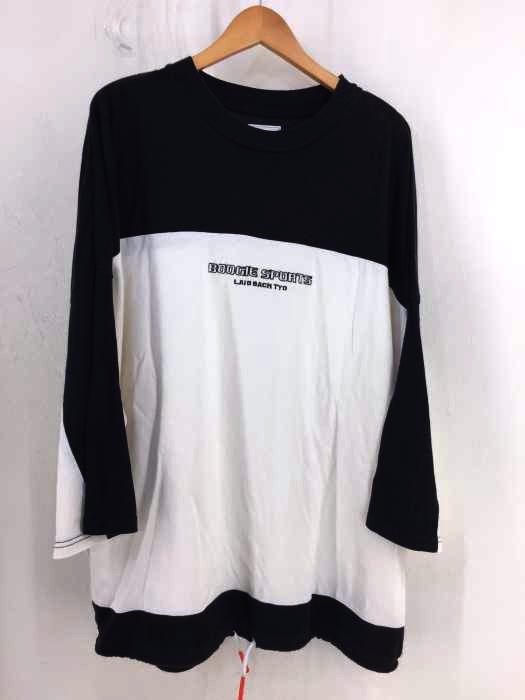 W.W.G(フーズフーギャラリー) バイカラークルーネックオーバーTシャツ メンズ トップス