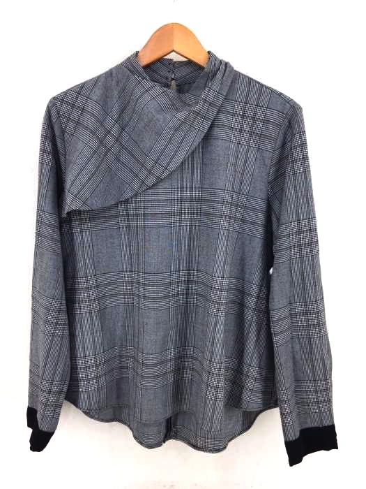 ZARA BASIC（ザラベーシック） チェック柄ハイネックカットソー メンズ トップス
