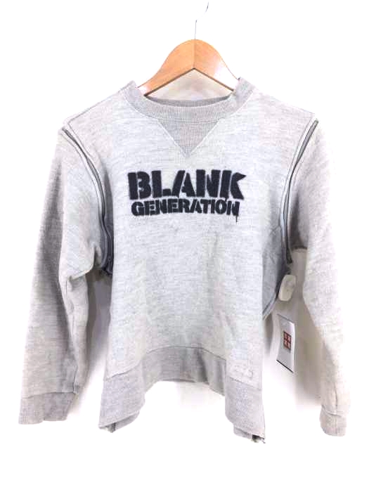 UNDERCOVER（アンダーカバー） BLANK GENERATION 袖取り外し可　ウールクルーネックスウェット メンズ トップス