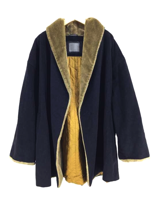 USED古着（ユーズドフルギ） カシミヤ混ファーガウンコート レディース アウター