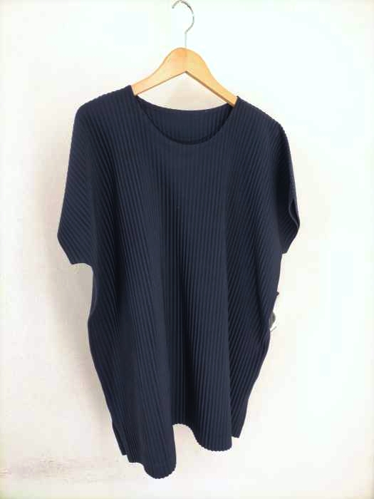 USED古着（ユーズドフルギ） プリーツ加工 クルーネックT メンズ トップス