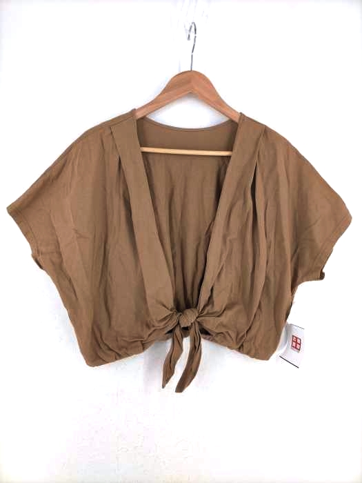 RBS Ray BEAMS（アールビーエス レイビームス） オープンバックリボンTシャツ レディース トップス