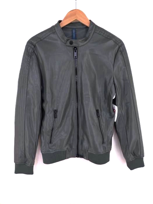 ZARA MAN（ザラマン） フェイクレザー シングルライダース メンズ アウター