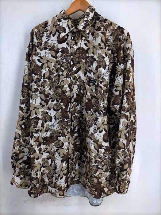 kanijeans（カナイジーンズ） ボタンダウンアロハ長袖シャツ メンズ トップス