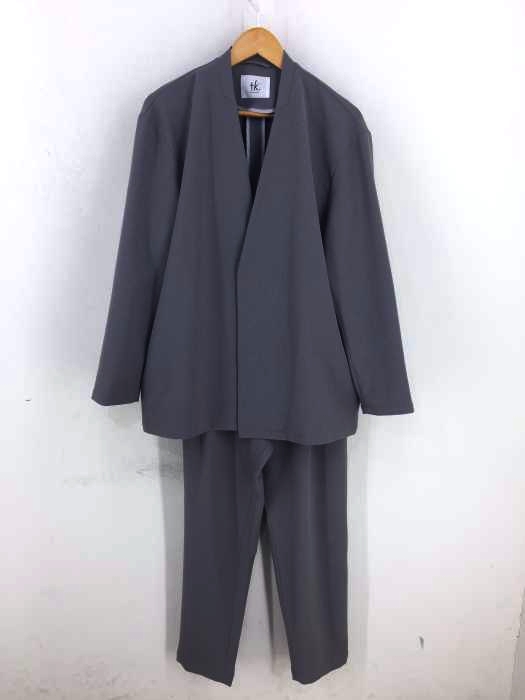TK.TAKEO KIKUCHI（ティーケータケオキクチ） 21SS 360度 ストレッチ ノーカラーセットアップ メンズ セットアップ