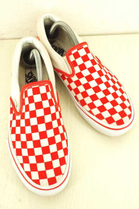 VANS (バンズ) チェッカーフラッグスリッポン メンズ シューズ