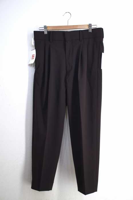 LITTLEBIG（リトルビッグ） 2-Tuck Tapered Trousers ワイドスラックス メンズ パンツ