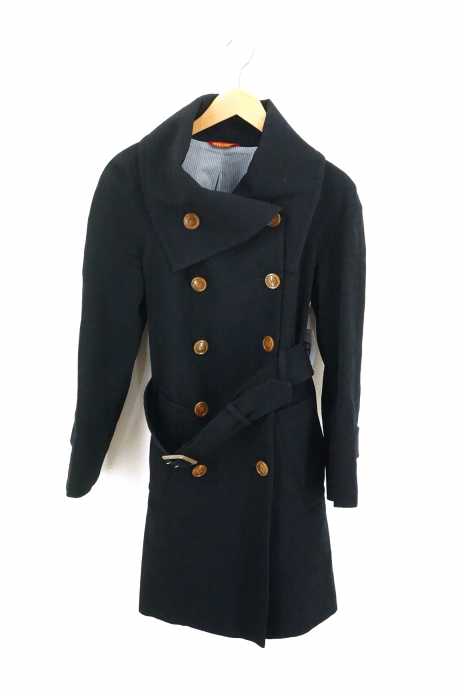Vivienne Westwood RED LABEL （ヴィヴィアンウエストウッドレッドレーベル） ボリュームカラーウール コットン トレンチコート レディース アウター