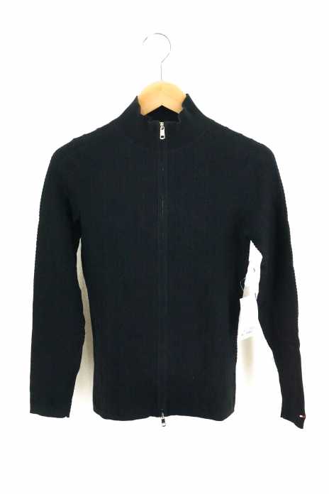 TOMMY HILFIGER （トミーヒルフィガー） ピマコットンジップアップコットンニット レディース トップス