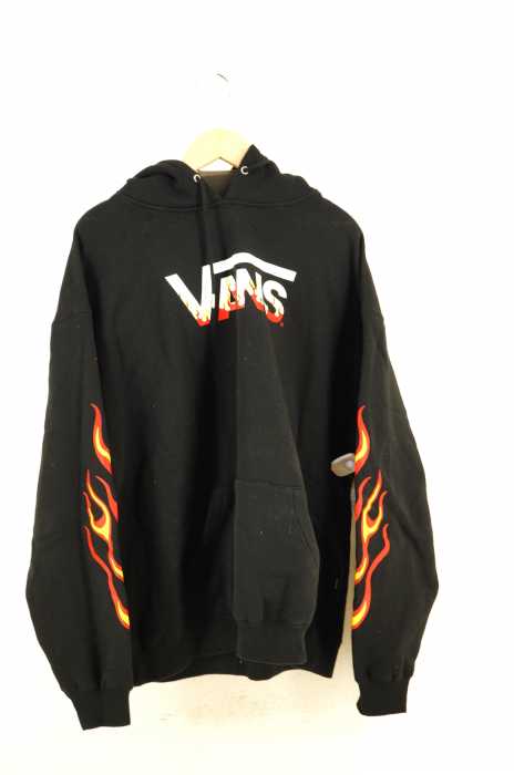 VANS （バンズ ） ファイヤープリントプルオーバーパーカー メンズ トップス
