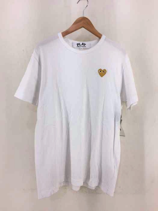 PLAY COMME des GARCONS(プレイコムデギャルソン) AD2020 20SS HEART LOGO TEE ゴールドハートTシャツ メンズ トップス