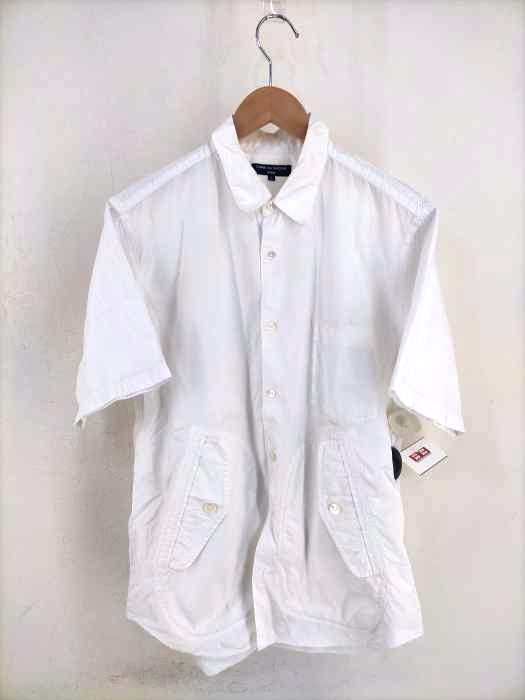 COMME des GARCONS HOMME（コムデギャルソンオム） AD2004 05SS メッシュ切替ボタンシャツ メンズ トップス
