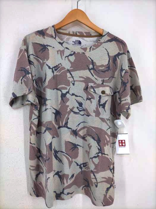 THE NORTH FACE PURPLE LABEL（ノースフェイスパープルレーベル） カモ柄 メッシュポケットTEE メンズ トップス