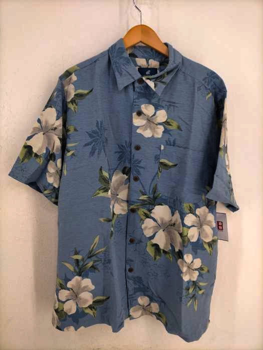CARIBBEAN JOE（カリビアンジョー） シルク地半袖アロハシャツ メンズ トップス