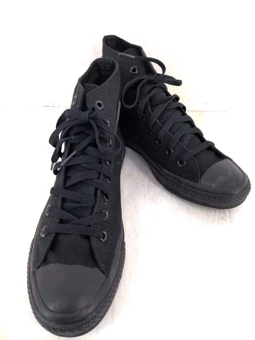 CONVERSE（コンバース） ALL STAR HI ALL BLACK メンズ シューズ