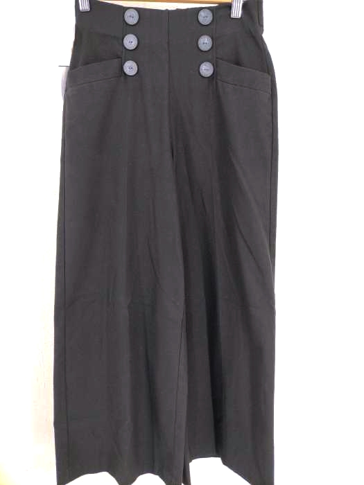 ZARA（ザラ） フロントボタンデザイン ワイドパンツ レディース パンツ