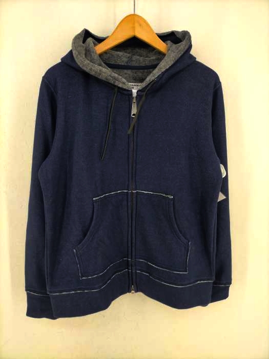 KATHARINE HAMNETT LONDON（キャサリンハムネットロンドン） TALONTALONジッパー使用裏地フリースジップアップパーカー メンズ トップス