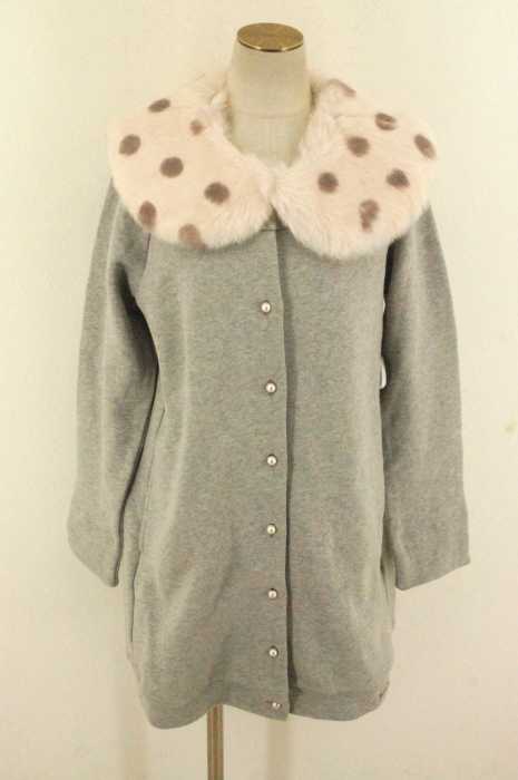 franche lippee （フランシュリッペ） ふわドットロングカーディガン レディース トップス