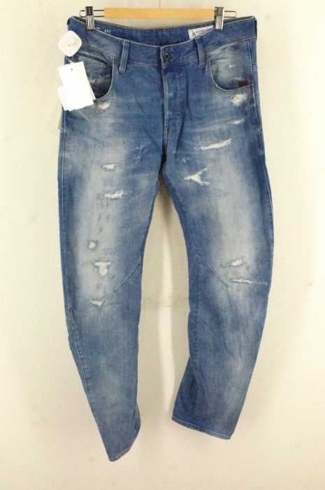G-STAR RAW （ジースターロー） ARC 3D Slim Jeans ダメージ加工スリムデニムパンツ メンズ パンツ