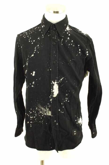 N.HOOLYWOOD × fragment design （エヌハリウッド × フラグメントデザイン） 16SS 1984 ペンキ加工シャツ メンズ トップス