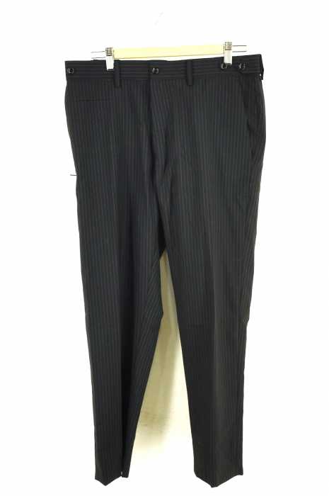 HELLOS EXTRAFINE　(ハローズエクストラファイン) UTILITY TRAVEL TROUSER　ストライプ柄テーパードスラックス メンズ パンツ