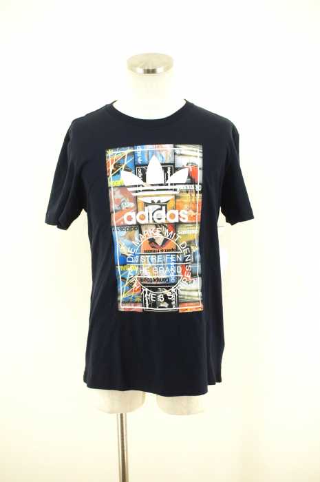 adidas （アディダス） トレフォイルプリント半袖Tシャツ メンズ トップス