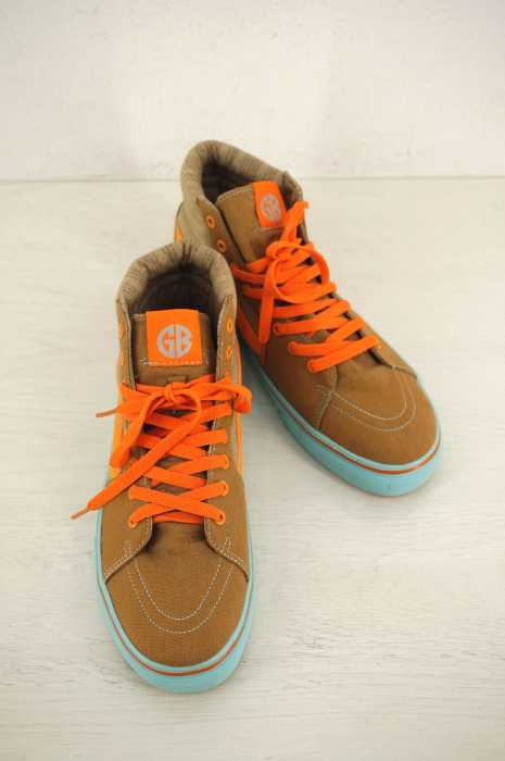 VANS （バンズ ） SK8 Hi GB Tawny Orange Skate Shoes メンズ シューズ