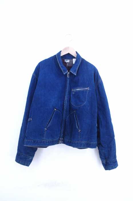 Key IMPERIAL（キー） 60S PRENTICEジップ デニムワークジャケット フルジップスポーツジャケット 裏地ブランケット メンズ アウター