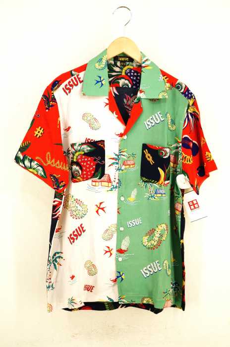 ISSUE（イシュー） クレイジーパターンアロハシャツ メンズ トップス