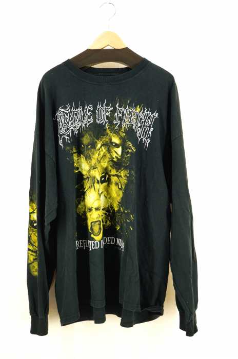 USED古着  （ユーズドフルギ） Cradle Of Filth デザインプリントバンドTシャツ メンズ トップス
