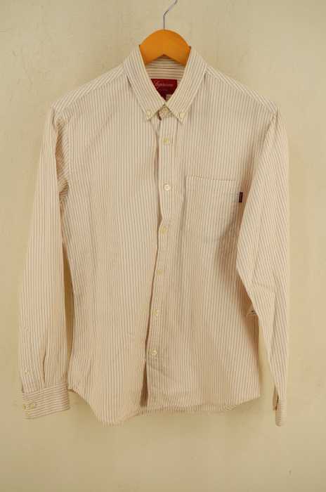 Supreme(シュプリーム) ストライプ ボタンダウンシャツ Oxford Shirt メンズ トップス