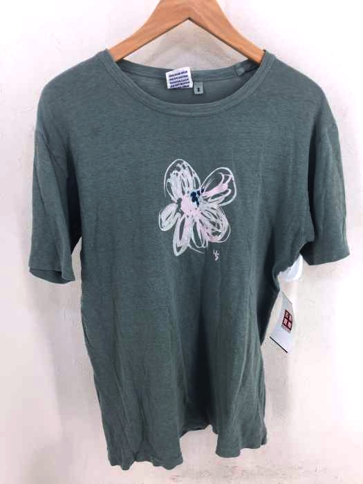 45rpm(フォーティーファイブアールピーエム) 花プリントクルーネックTシャツ レディース トップス