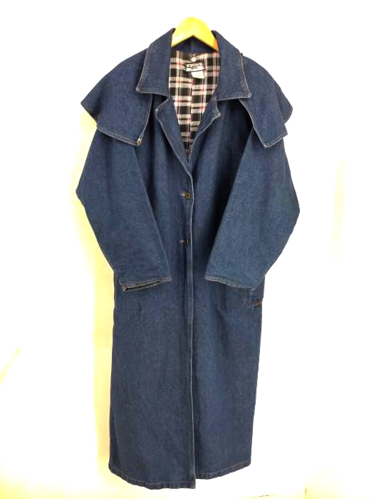 Stoney River Mountain Wear フルギ Usa製 ケープ着脱可 デニムチェスターコート メンズ アウター ブランド古着買取販売バズストア