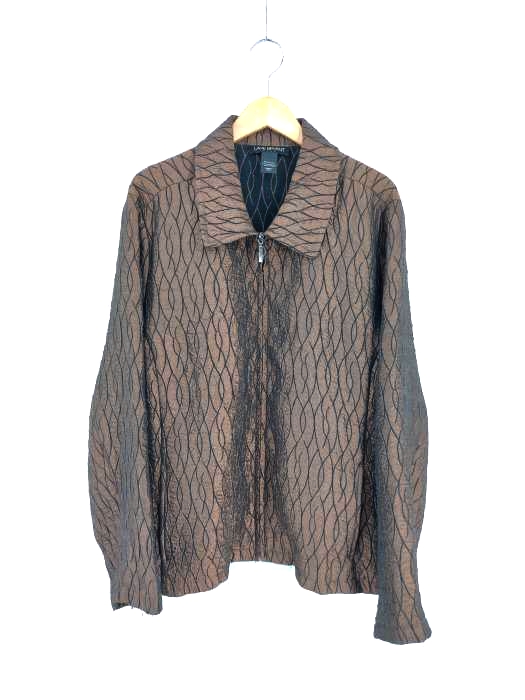 USED古着(ユーズドフルギ) LANE BRYANT ハイネックレザージップ