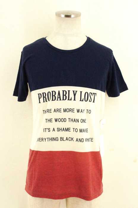TAKEO KIKUCHI（タケオキクチ） トリコロールプリントTシャツ メンズ トップス