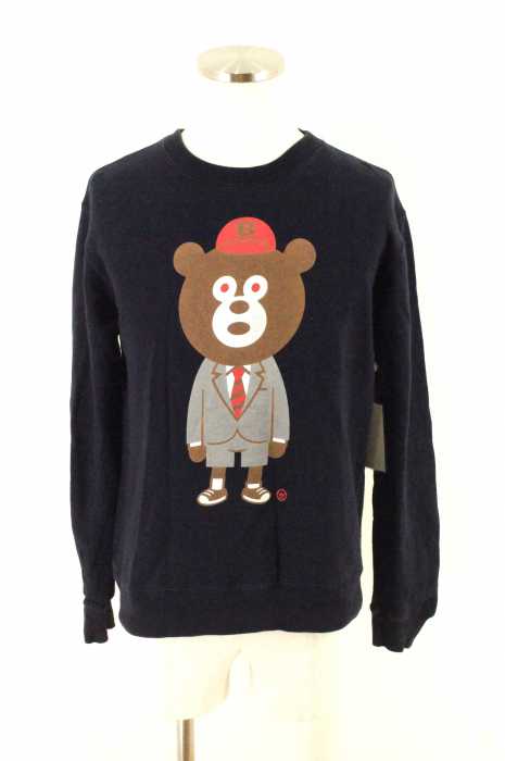 BEAMS T (ビームスティー) クルーネックプリントスウェット メンズ トップス