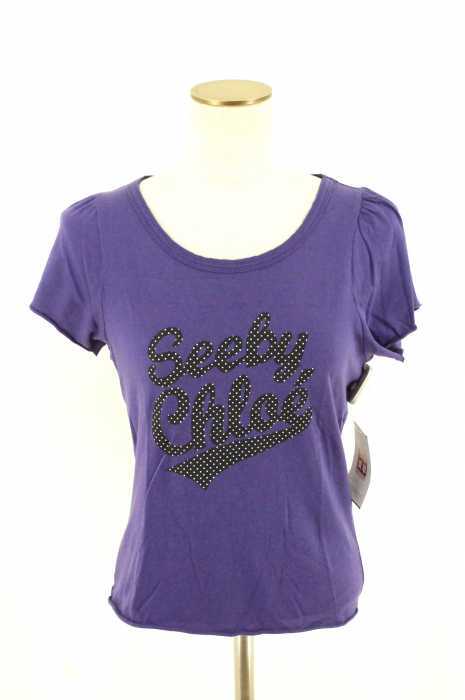 SEE BY CHLOE (シーバイクロエ) ブランドロゴTシャツ レディース トップス