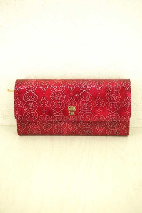 ANNA SUI （アナスイ） ローズハート フラップ長財布 レディース 財布・ケース