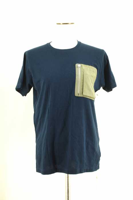 JF MA-1素材切替クルーネックTシャツ レディース トップス