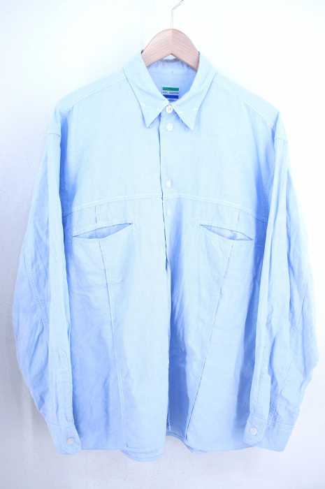 NIGEL CABOURN (ナイジェルケーボン ) 二重襟 シャンブレーボタンダウンシャツ メンズ トップス