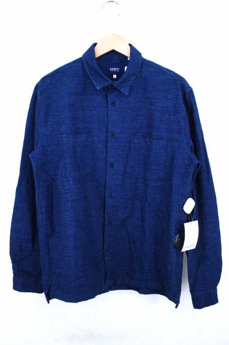 Levi's Made & Crafted （リーバイスメイドアンドクラフテッド） インディゴ染めボタンシャツ MADE IN JAPAN メンズ トップス