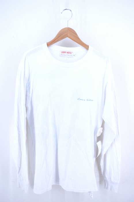 LOOPY HOTEL（ルーピーホテル） バックグラフィックロングスリーブTシャツ メンズ トップス