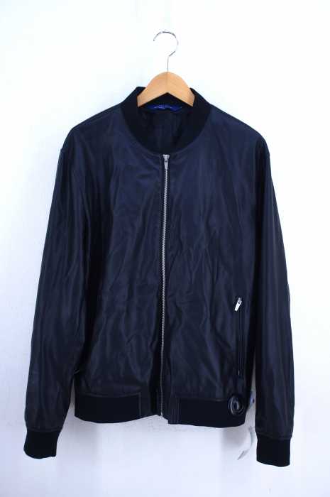 ZARA MAN (ザラマン) フェイクレザージップアップブルゾン メンズ アウター