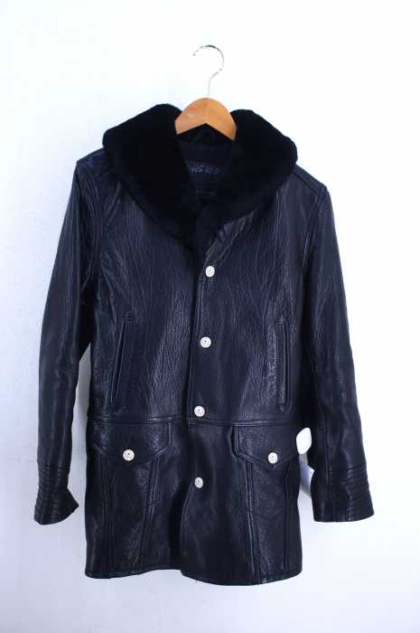 Levi's RED（リーバイスレッド） 襟ボア レザー コート メンズ アウター