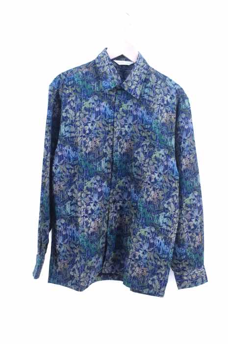 EXCELLENT BONTON（フメイ） リーフ総柄シャツ メンズ トップス