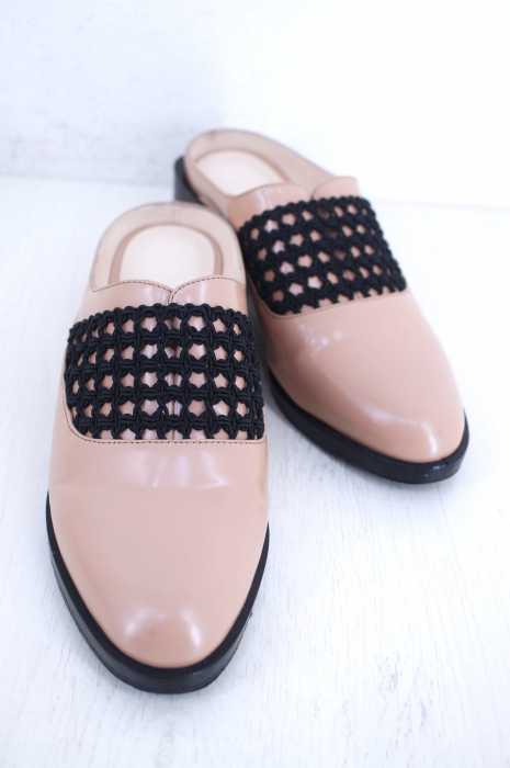 3.1 phillip lim (スリーワンフィリップリム) レースパテントスリッポン レディース シューズ