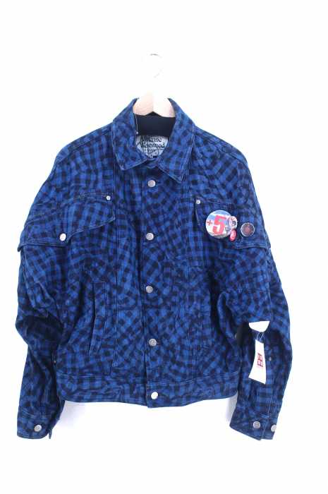 Vivienne Westwood MAN（ヴィヴィアンウエストウッドマン） チェスプリント デニムジャケット メンズ アウター