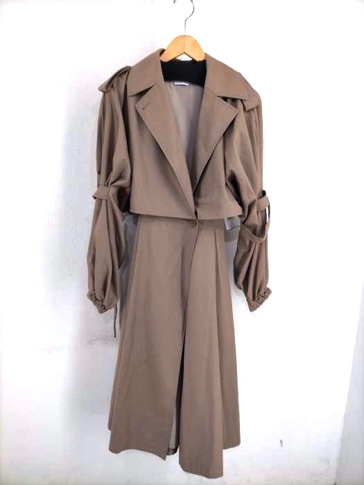 AMERI（アメリ） GOURD SLEEVE TRENCH COAT レディース アウター
