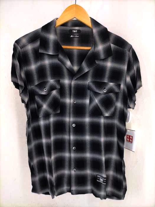 TMT（ティーエムティー） 18SS RAYON TWILL OMBRE CHECK S/SL SHIRTS メンズ トップス
